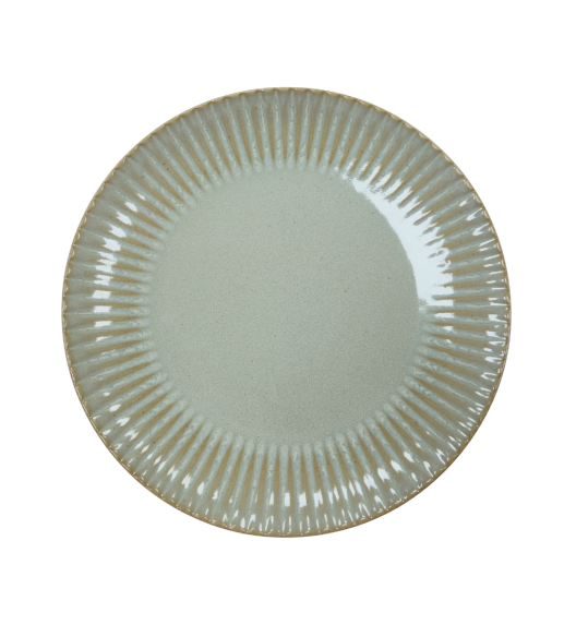 LUBIANA DAISY STONEWARE EUKALIPTUS | Serwis obiadowy 18 elementów dla 6 osób | kolor zielony