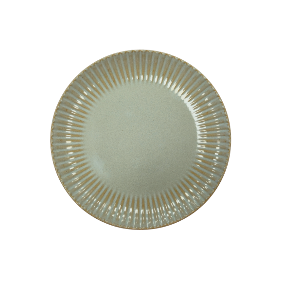 LUBIANA DAISY STONEWARE EUKALIPTUS | Serwis obiadowy 36 elementów dla 12 osób | kolor zielony