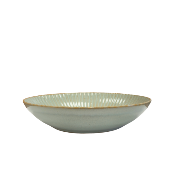 LUBIANA DAISY STONEWARE EUKALIPTUS | Serwis obiadowy 36 elementów dla 12 osób | kolor zielony