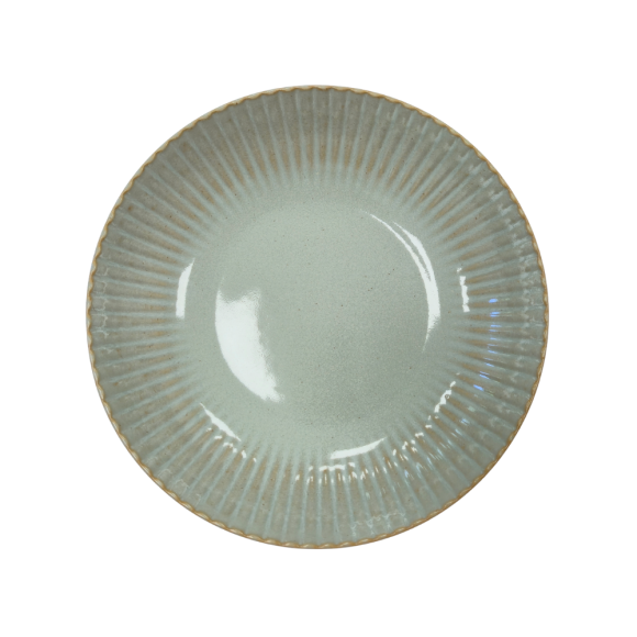 LUBIANA DAISY STONEWARE EUKALIPTUS | Serwis obiadowy 54 elementy dla 18 osób | kolor zielony