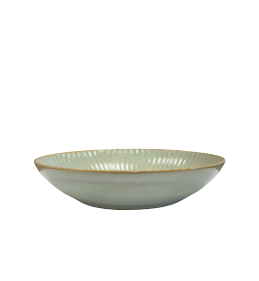 LUBIANA DAISY STONEWARE EUKALIPTUS | Serwis obiadowy 54 elementy dla 18 osób | kolor zielony