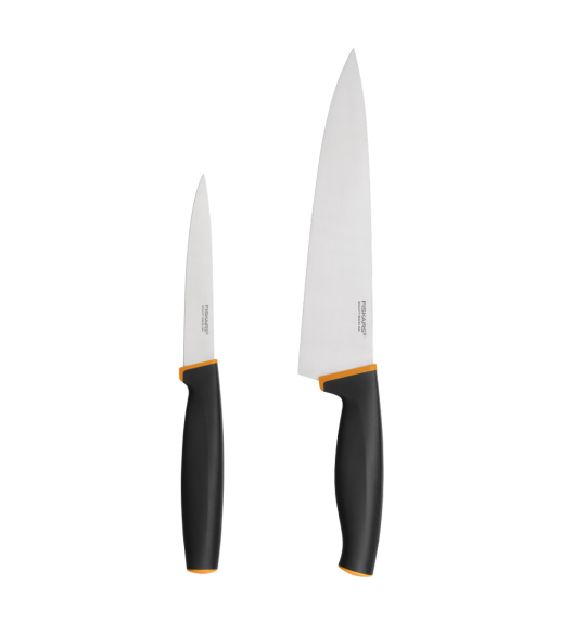 FISKARS CONTROL+ Zestaw 2 noży COOK'S SET w pudełku / japońska stal nierdzewna