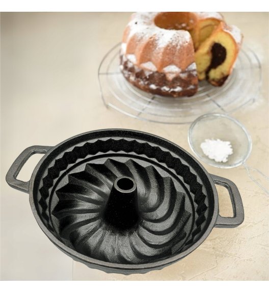 HAGE Forma żeliwna do babki piaskowej 27,5 cm
