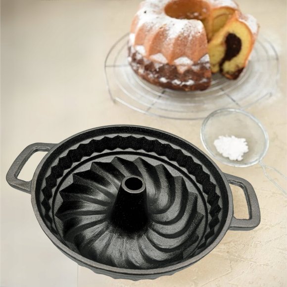 HAGE Forma żeliwna do babki piaskowej 27,5 cm