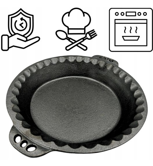 HAGE Forma żeliwna do tarty 26 cm