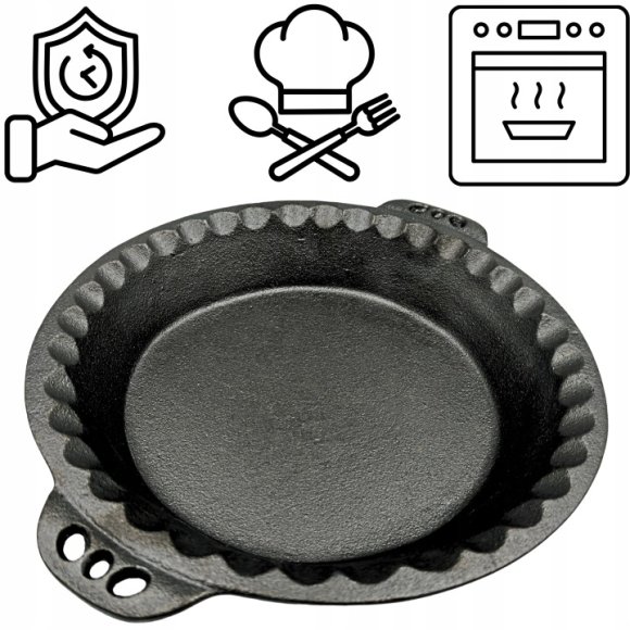 HAGE Forma żeliwna do tarty 26 cm