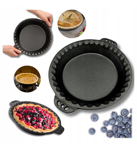 HAGE Forma żeliwna do tarty 26 cm