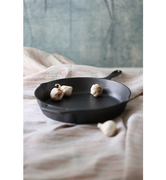 HAGE Patelnia żeliwna 31 cm z uchem Cast Iron