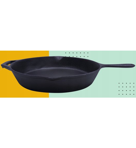 HAGE Patelnia żeliwna 31 cm z uchem Cast Iron