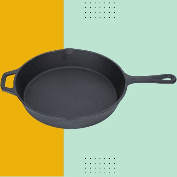 HAGE Patelnia żeliwna 31 cm z uchem Cast Iron