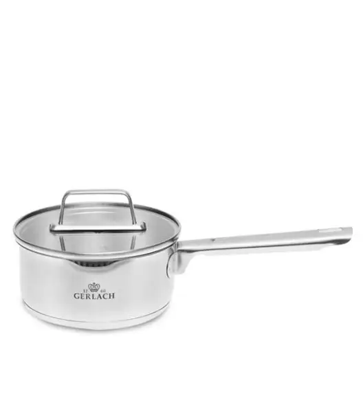 GERLACH AMBIENTE Komplet garnek 2,5 l + rondel 1,5 l z pokrywkami / stal nierdzewna