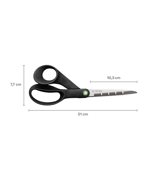 FISKARS OGRÓD 1074544 FUNCTIONAL FORM Nożyce ogrodowe 21 cm / ząbkowane / czarne