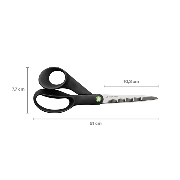 FISKARS OGRÓD 1074544 FUNCTIONAL FORM Nożyce ogrodowe 21 cm / ząbkowane / czarne