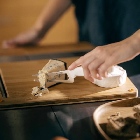 FISKARS FUNCTIONAL FORM Komplet 7 noży kuchennych luzem + Ostrzałka EDGE