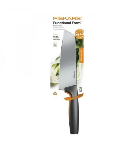FISKARS FUNCTIONAL FORM Komplet 7 noży kuchennych luzem + Ostrzałka EDGE