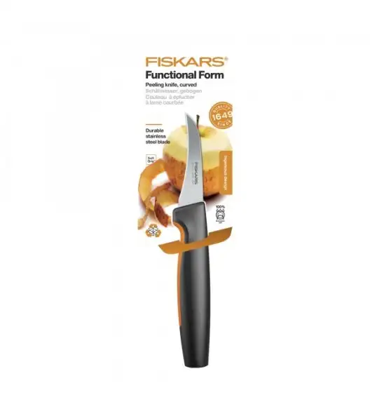 FISKARS FUNCTIONAL FORM Komplet 7 noży kuchennych luzem + Ostrzałka EDGE