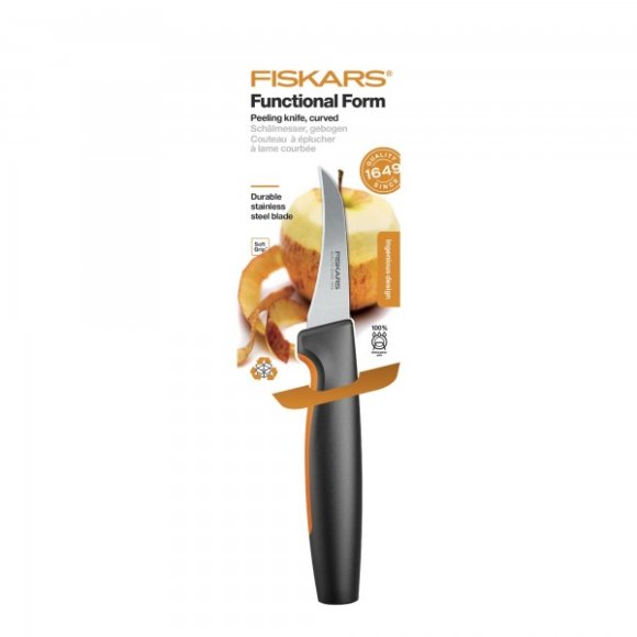 FISKARS FUNCTIONAL FORM Komplet 7 noży kuchennych luzem + Ostrzałka EDGE