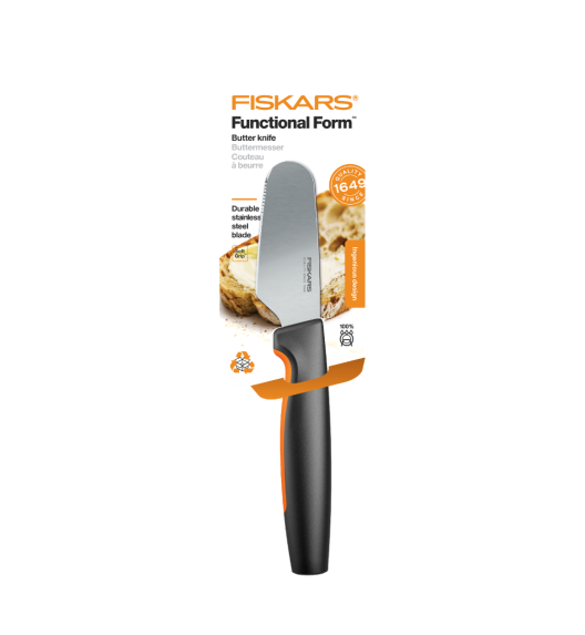 FISKARS FUNCTIONAL FORM Komplet 7 noży kuchennych luzem + Ostrzałka EDGE