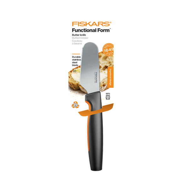 FISKARS FUNCTIONAL FORM Komplet 7 noży kuchennych luzem + Ostrzałka EDGE