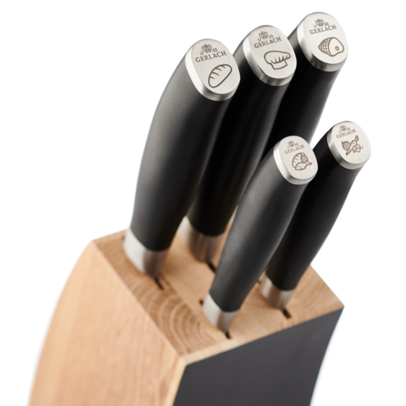 GERLACH DECO BLACK 991A Nóż do jarzyn 3,5'' (8,75 cm) w pudełku