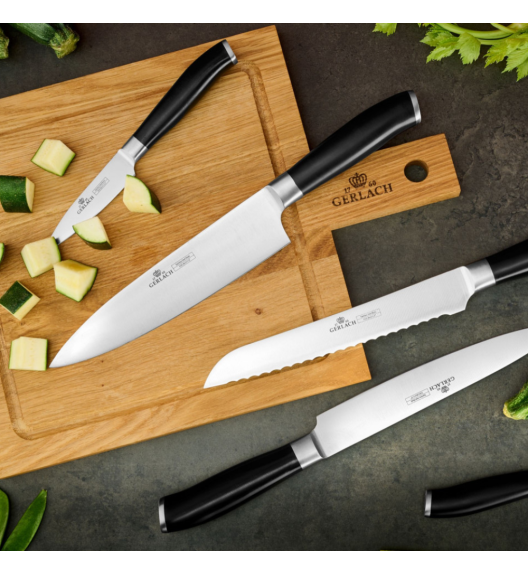 GERLACH DECO BLACK 991A Nóż do jarzyn 3,5'' (8,75 cm) w pudełku