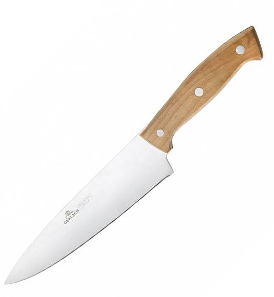 GERLACH COUNTRY 959A Komplet 5 noży w bloku + ostrzałka 3w1 uni czarna