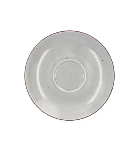 WYPRZEDAŻ! CHODZIEŻ CITY CT01 ŻYWIOŁY Spodek do filiżanki 250 ml / 6 szt. / WULKANICZNA ZIEMIA / porcelana