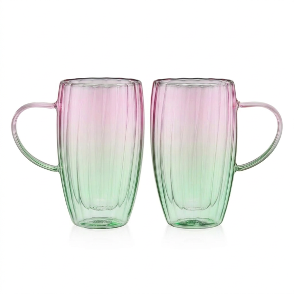 AMBITION PASTELLO KOMPLET 2 SZKLANEK TERMICZNYCH 450 ML