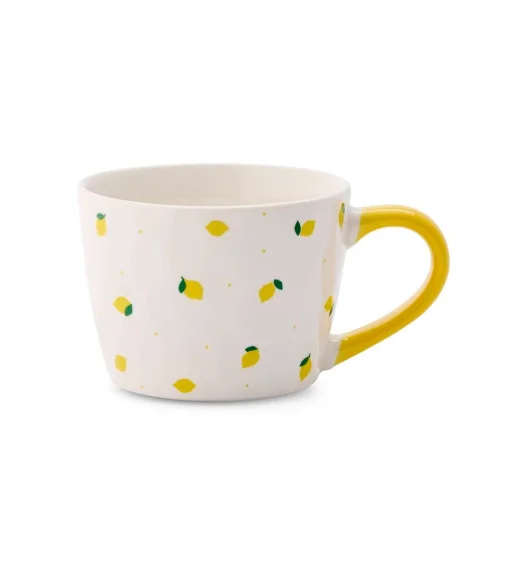 AMBITION TUTTI KUBEK 390 ML PORCELANA CYTRYNA