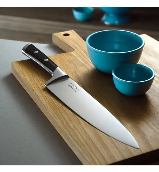 RICHARDSON SHEFFIELD VISION Zestaw 5 noży kuchennych w bloku drewnianym