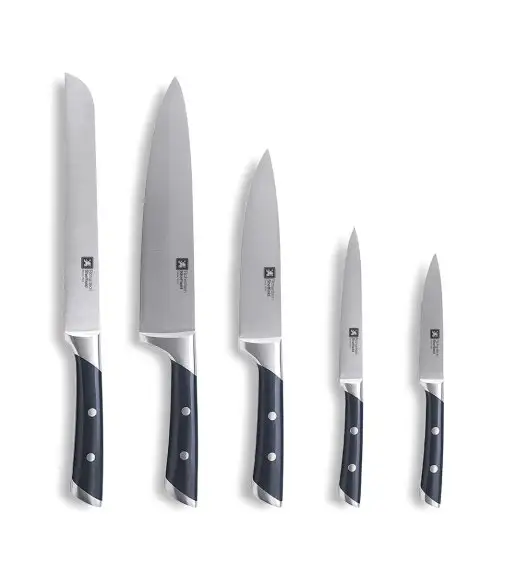 RICHARDSON SHEFFIELD VISION Zestaw 5 noży kuchennych w bloku drewnianym