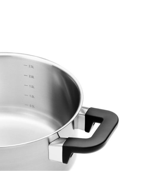 GERLACH PURE Komplet Garnki z pokrywkami 10 el / indukcja + Gerlach Granitex Patelnia 20, 24, 28 cm