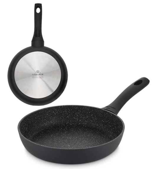 GERLACH PURE Komplet Garnki z pokrywkami 10 el / indukcja + Gerlach Granitex Patelnia 20, 28 cm