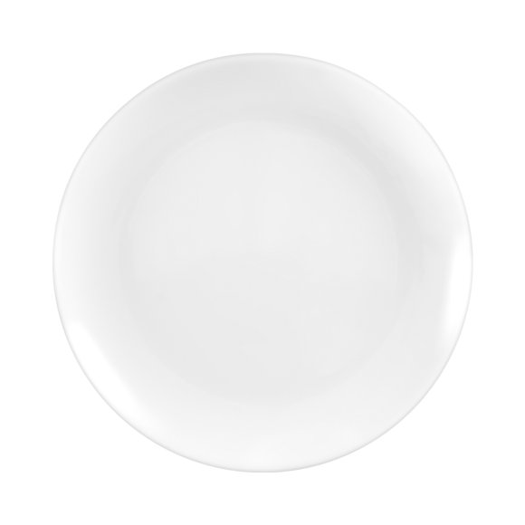WYPRZEDAŻ! CHODZIEŻ CITY C001 BIAŁY Komplet talerzy deserowych i głębokich 12 el / 6 osób / porcelana