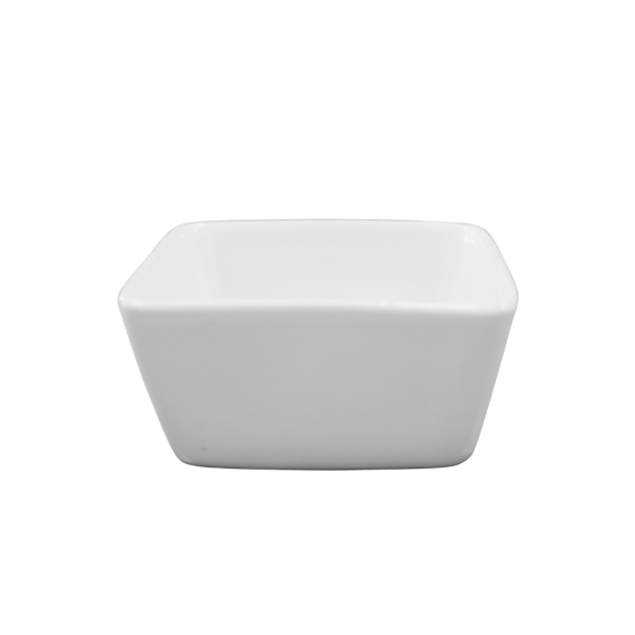 KAIA HOME BASIC Miska czarka dipówka kwadrat 100 ml / 8,5 cm