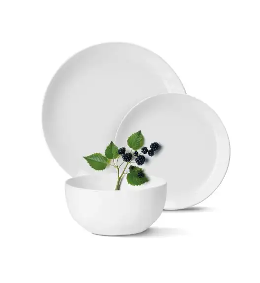 MG HOME ZESTAW OBIADOWY Z PORCELANY CLASSIC 12 EL / 4 OS