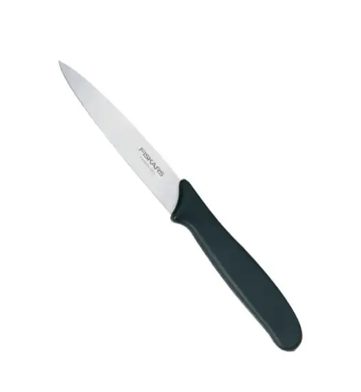 FISKARS ESSENTIAL Komplet 9 noży (kuchenne + Szefa + do obierania + do pomidorów) / stal nierdzewna