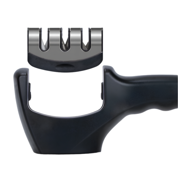 FISKARS CONTROL+ Zestaw 4 noży kuchennych FAVOURITE SET + Ostrzałka 3w1 uniwersalna / japońska stal nierdzewna