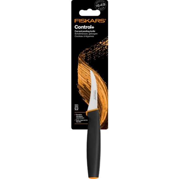 FISKARS CONTROL+ Zestaw 3 noży kuchennych COOK'S SET + Ostrzałka 3w1 uniwersalna / japońska stal nierdzewna