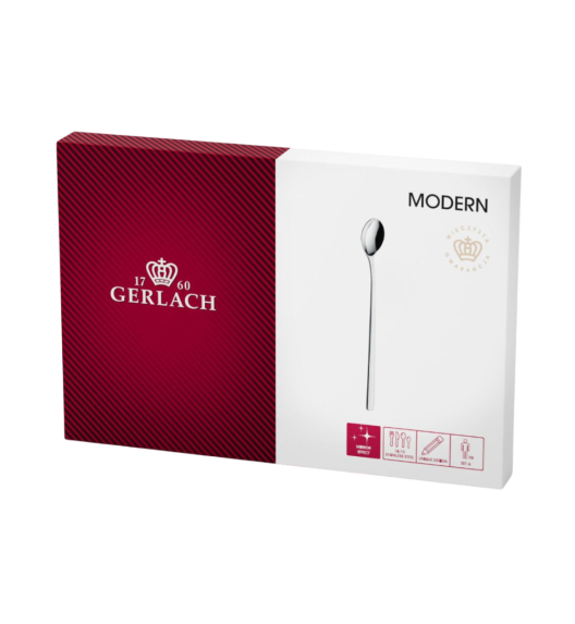 GERLACH MODERN Sztućce Komplet 6-szt. Łyżeczka do latte w pudełku