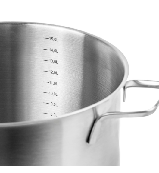 GERLACH AMBIENTE Garnek 15 L z pokrywką 28 cm / stal nierdzewna 18/10