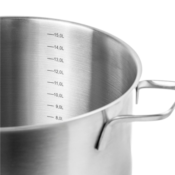 GERLACH AMBIENTE Garnek 15 L z pokrywką 28 cm / stal nierdzewna 18/10
