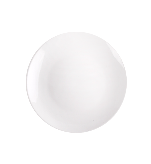 PRIMA DECO Talerz porcelanowy deserowy 17,5 cm biały
