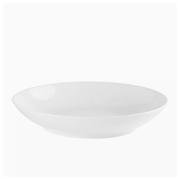 PRIMA DECO Komplet obiadowy porcelanowy16 el 4 os z kubkiem biały