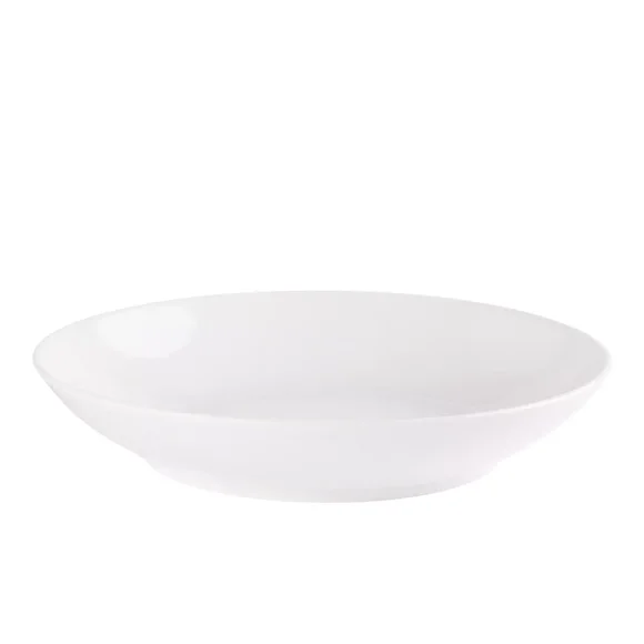 PRIMA DECO Komplet obiadowy porcelanowy 20 el 4 os z filiżanką kremowy
