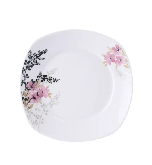 PRIMA DECO Komplet obiadowy 18 el 6 os Azalia kwadrat