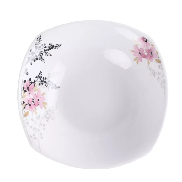 PRIMA DECO Komplet obiadowy 18 el 6 os Azalia kwadrat