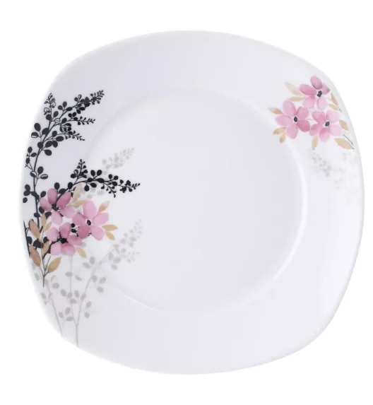 PRIMA DECO Komplet obiadowy 18 el 6 os Azalia kwadrat
