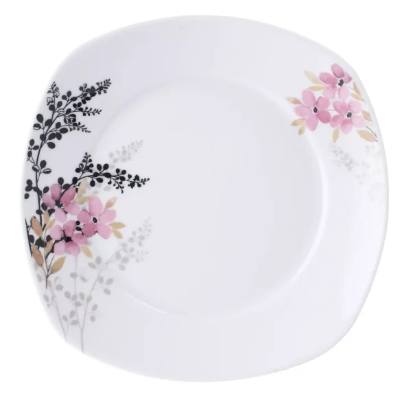PRIMA DECO Komplet obiadowy 18 el 6 os Azalia kwadrat