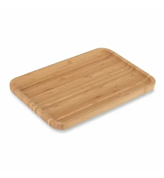 TADAR Taca drewniana z rantem 28x18 cm / bambusowa